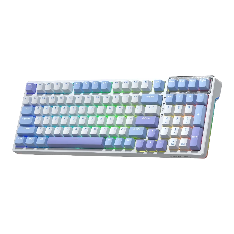 Aula F98 Purple White Blue